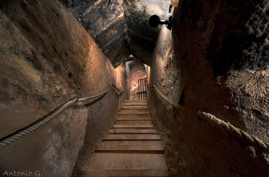 Aranda de Duero: Wine Tasting Course with Iberian Tasting - The guided tour of the medieval wineries: what you’re actually seeing