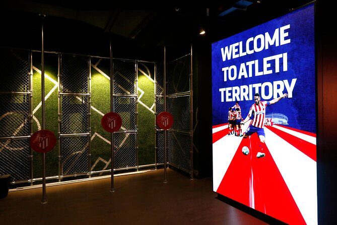 Atletico de Madrid Stadium & Interactive Museum Admission Ticket - Stadium tour route: dressing rooms, tunnel, press, and the mixed zone