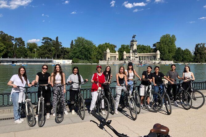 Ebike tour Madrid, green areas and panoramic views. 3 hours - Manzanares River Views: Lady of Manzanares to Three Bridge Highlights