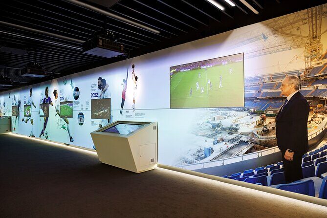 Entrance Ticket to Bernabeu Stadium Tour - Player Media Moments and the 21st-Century Bernabéu Model