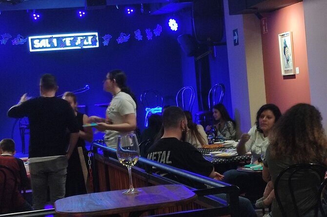 Entrance to the Flamenco Temple Room in Madrid with Tapas Option - Seating and sightlines: how to avoid the bad view