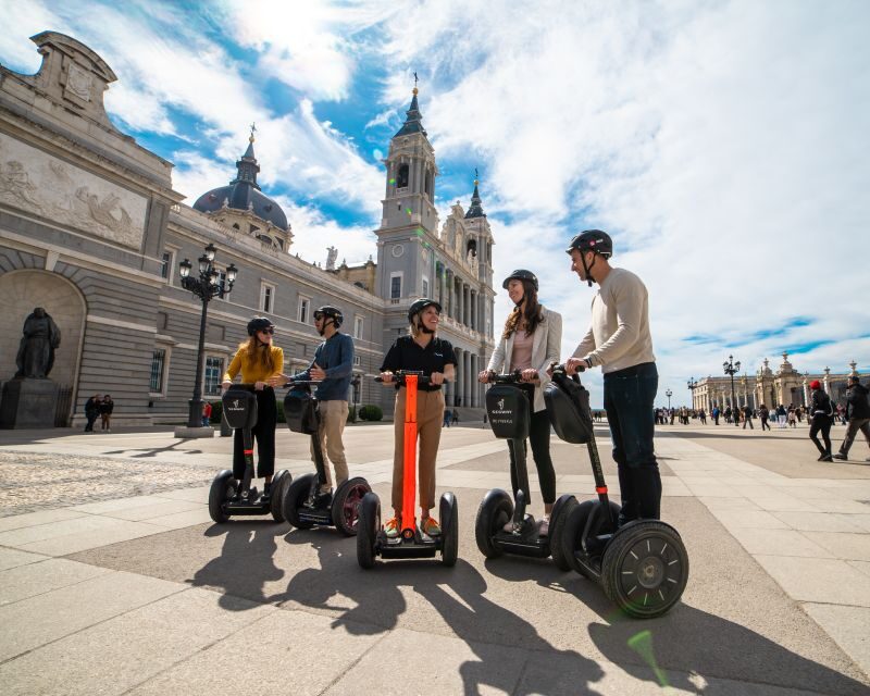 Madrid: 1.5-Hour Old Town Highlights Segway Tour - Almudena Cathedral: Madrid’s “newer” cathedral with older damage