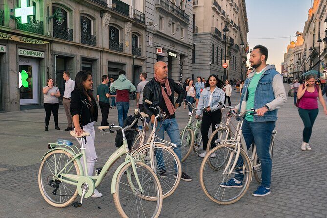 Madrid at Night: Vintage Bike Tour of City Highlights - Royal Palace at night: the wow factor without long waits