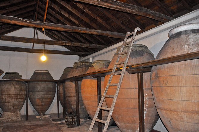 Madrid Countryside Wineries Guided Tour with Wine Tasting - Bodegas Jesús Díaz e Hijos: the convent, the clay jars, and the caves