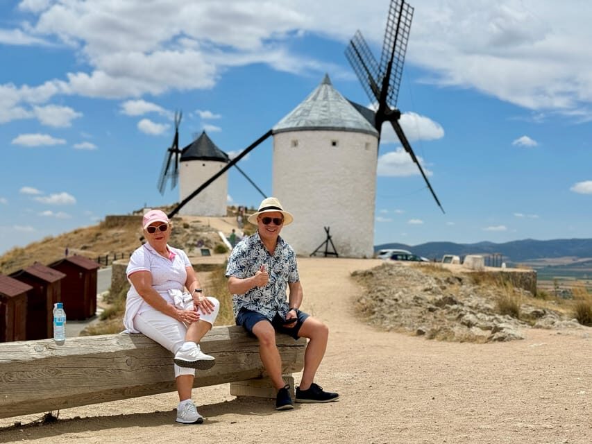 Madrid: Don Quixote de la Mancha Windmills & Toledo Tour - Consuegra Windmills at Cerro Calderico: Where Don Quixote Comes Into Focus