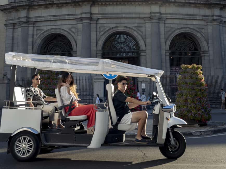 Madrid: Eco-Friendly, Private, and Unique Tuk Tuk Experience - Ritz, Neptune Fountain, and the Westin Palace: where the tour slows your eyes down