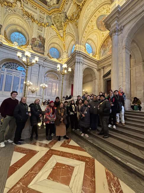 Madrid: El Prado Museum and the Royal Palace Guided Tour - Royal Palace guided tour: rooms, decoration, and power vibes