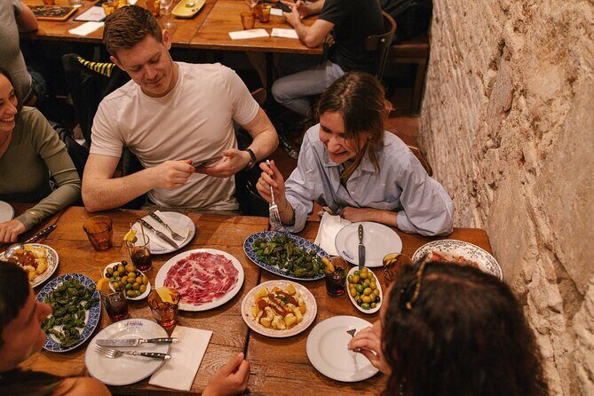 Madrid Food Walking Tour with Tapas and Vermouth - Cava de San Miguel: chorizo-stuffed mushrooms and tinto de verano