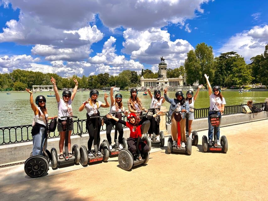 Madrid: Iconic Retiro Park Segway Tour - Parterre gardens and El Ahuehuete: your last “wow” moment