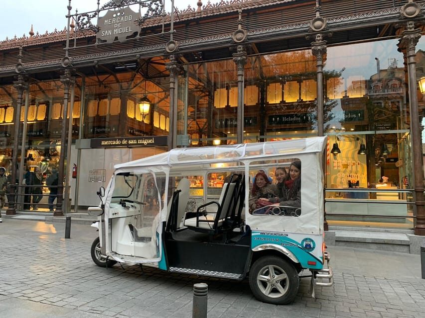 Madrid: Make your own 60 minutes tuk tuk tour - Where You Meet: Calle 90, Cripta de Almudena Pickup
