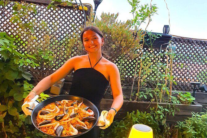 Madrid: Paella & Sangria Classes- Seafood, Chicken & Vegan option - Price and Value: Why $87.41 Can Make Sense