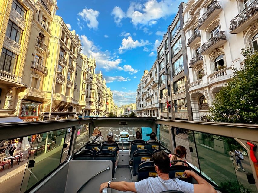 Madrid: Panoramic Open-Top Bus Day or Night Tour with Guide - Key things to know before you go
