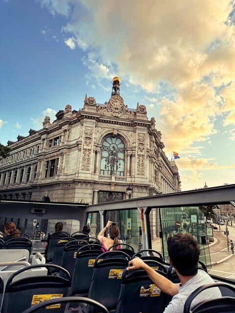 Madrid: Panoramic Open-Top Bus Day or Night Tour with Guide - Temple of Debod to Palacio Madrid to Plaza Mayor: ancient meets grand