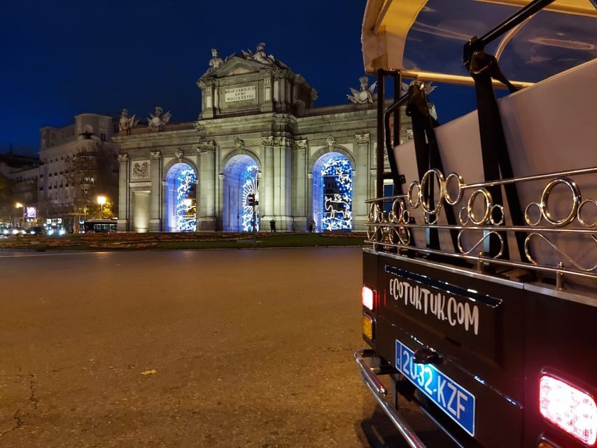 Madrid: Private Christmas Lights Tour by Eco Tuk-Tuk - Meeting at Calle Antonio Maura 13: Simple Start, Real-World Timing