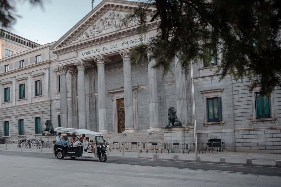 Madrid: Private City Tour by Eco Tuk Tuk - Electric Tuk Tuks for a Madrid “first look” that actually works