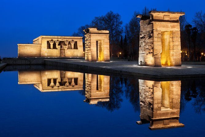 Madrid Private Night Walking Custom Tour with Tapa and a Drink - Almudena Cathedral area: architecture with a quieter emotional tone