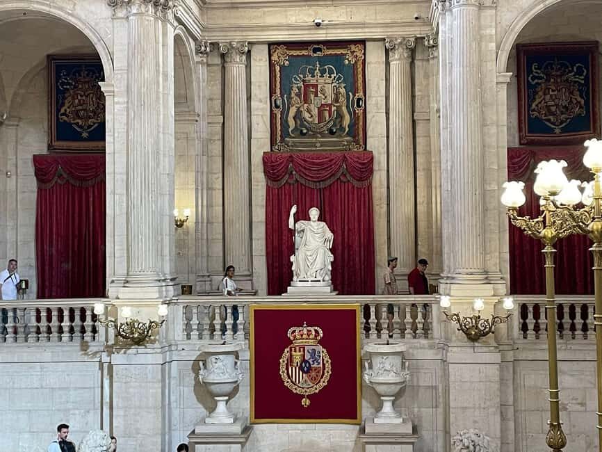 Madrid: Royal Palace Guided Tour with Entry Ticket - The Throne Room and Gasparini chamber: style, symbolism, and power