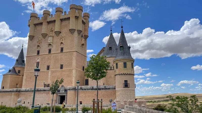 Madrid: Segovia & Ávila Full Day with Alcázar & Wall Tickets - The Roman Aqueduct + Segovia’s big centerpiece effect