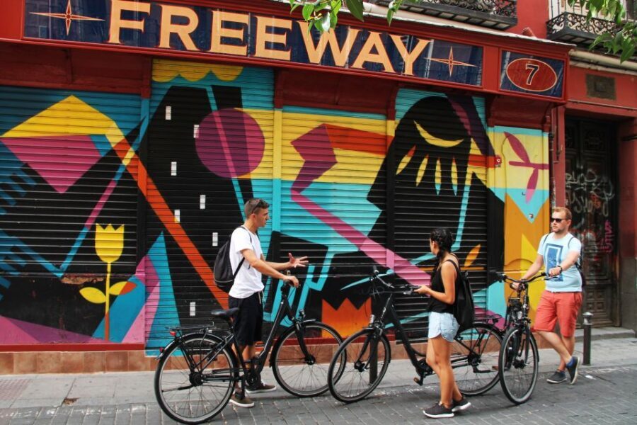 Madrid: Street Art Bike Tour - Malasaña by Bike: Pinta Malasaña Energy Near Plaza Dos de Mayo