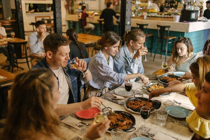 Madrid Tapas Tour with Dinner and Drinks - Stop 1 in Sol: the first tapas taste and a warm start