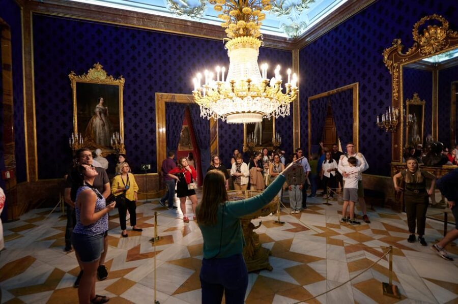 Madrid: The Royal Palace Skip-the-line Guided Tour - Entering the Royal Palace: How the Tour Keeps the Grandeur Understandable