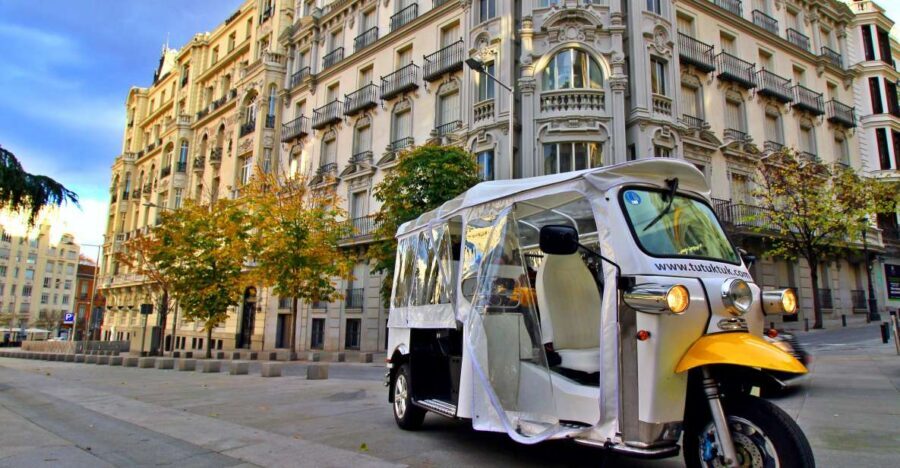 Madrid: Traditional Tour wh Private guide in yellow Tuk Tuk - Key Highlights You’ll Feel Immediately