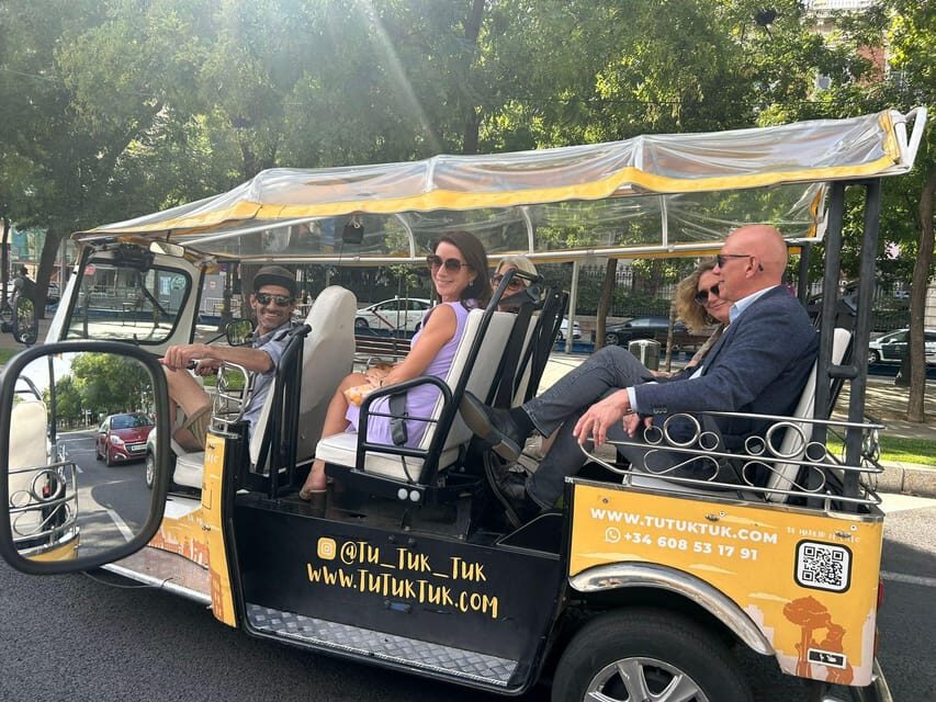 Madrid: Traditional Tour wh Private guide in yellow Tuk Tuk - 1 Hour in a Yellow Tuk Tuk: Why This Pace Works