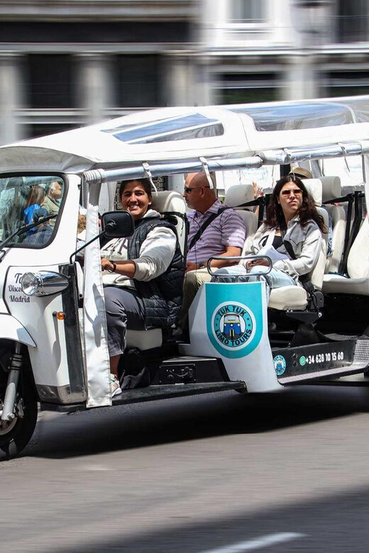 Madrid Tuk Tuk Welcoming Tour - Key takeaways before you book a Madrid tuk tuk welcome tour