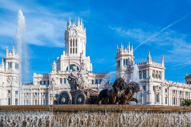 Madrid Walking Tour from Puerta del Sol to Retiro Park - Cibeles Fountain, Palacio de Cibeles, and Puerta de Alcalá: symbols you can circle on a map