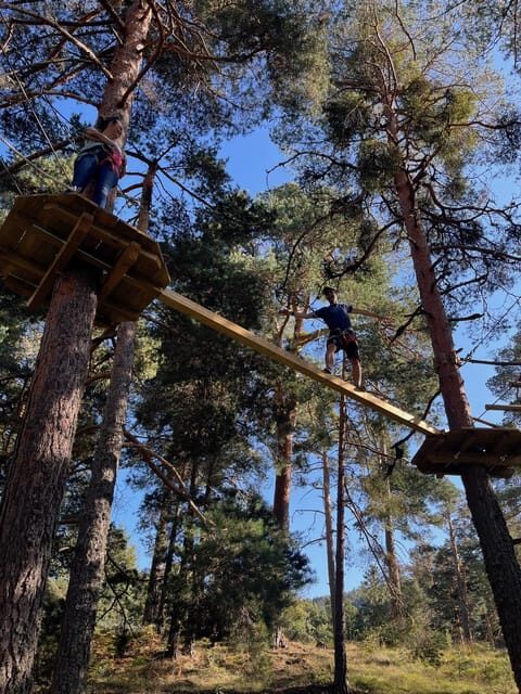 Madrid: Zip line circuits high in the trees - The Staff Factor: Friendly Help Makes a Big Difference
