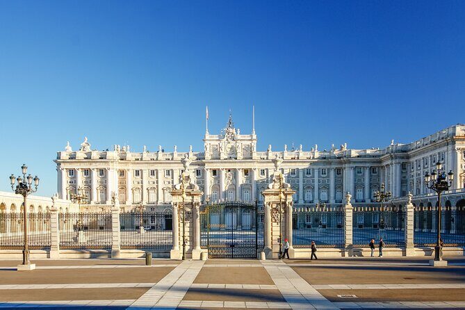 Madrid’s History, Bites & Sips – An Intimate Tour Since 2018 - Almudena Cathedral Area and the Royal Palace Exterior: Habsburg Madrid to Today