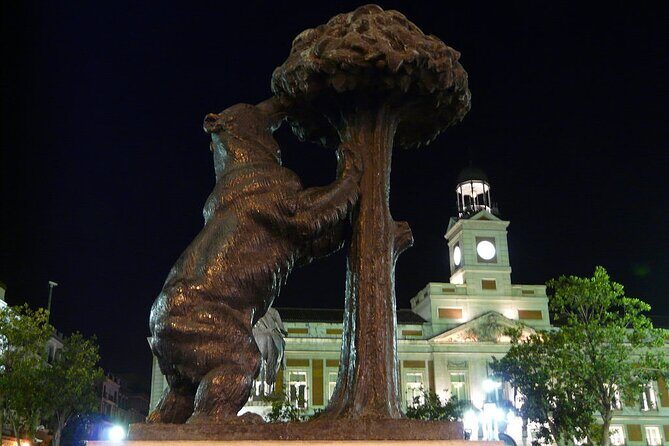 Night Tour of Enchanted Madrid - Almudena Cathedral at Night: Big Presence, Serious Mood
