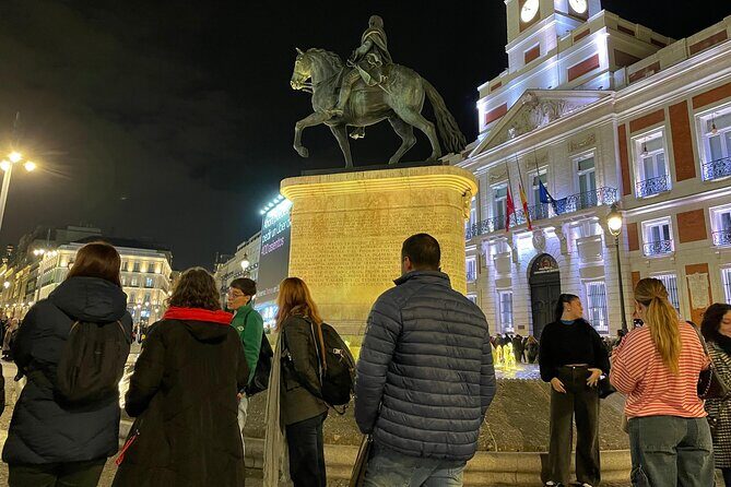 Night Tour of Enchanted Madrid - Puerta del Sol: Ending in the Right Place to Keep Going