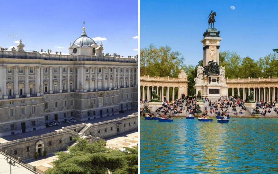 Royal Palace of Madrid Skip-the-Line and Retiro Park Tour - Plaza de Isabel II handoff: switching from green paths to royal halls