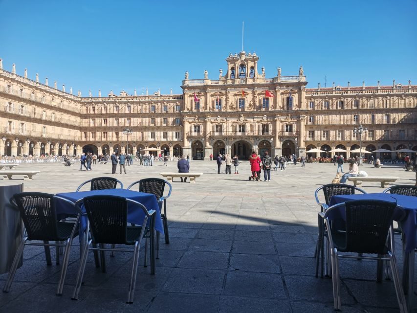 Salamanca: Monuments and Landmarks Guided Walking Tour - Finishing at the old and new cathedral: closing with impact