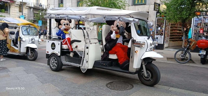 "See Madrid Differently: A Premium Private Tuk Tuk Ride" - Bernabéu and Las Ventas: sports, a pause, and a different Madrid