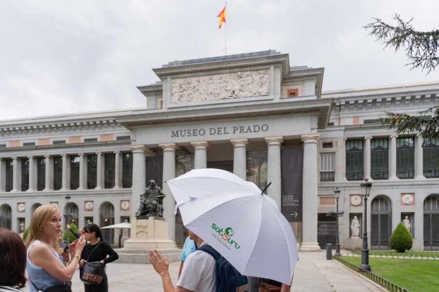 Small Group Prado Museum Guided Tour with Skip the Line - Entering the Prado with skip-the-line tickets that save real time