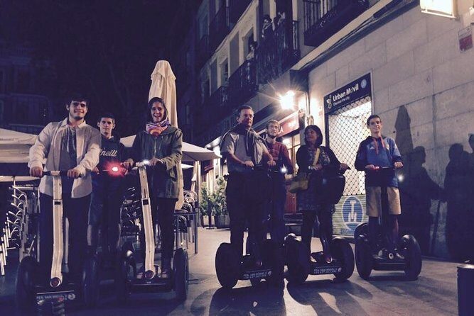 Sunset in Madrid by segway - Plaza de España, Cervantes, and the Teatro Real Story
