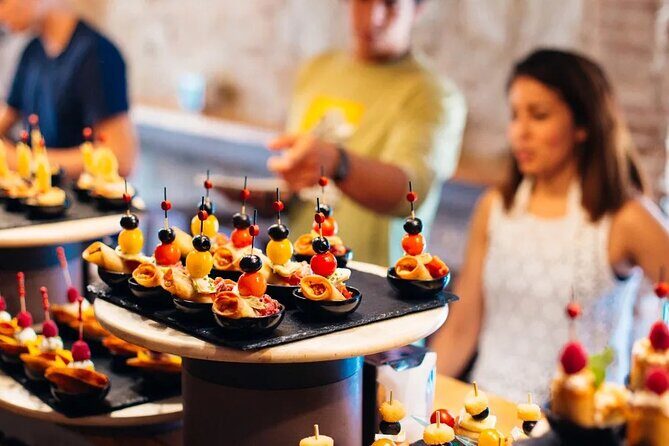 Tasty Tapas & Drinks Tour with a Rooftop Included - A 3.5-hour Madrid tapas crawl that starts in Tirso de Molina