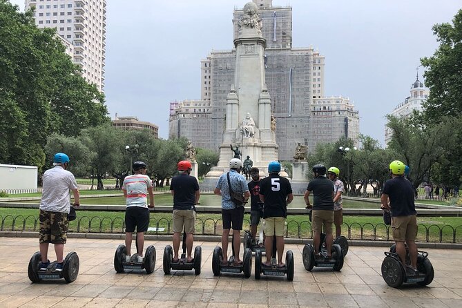 Tour in segway around the city in 1 hour - Raincoats, Helmets, and Getting Through Madrid Weather