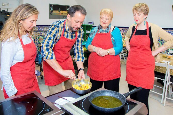 Traditional Paella & Tortilla & Sangria - A Madrid Lunch-Class That Feels Like a Home Visit