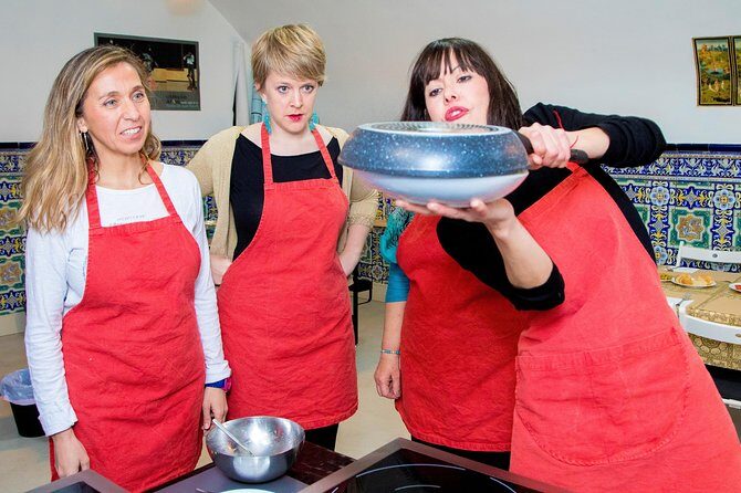 Traditional Paella & Tortilla & Sangria - The Tiny-Group Advantage in a Madrid Home Kitchen