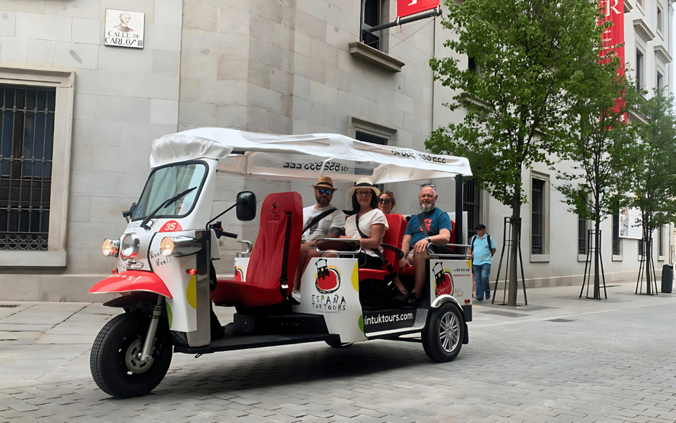 Tuk Tuk Tour with Wine Test in Madrid - A Tuk Tuk ride through Madrid’s signature sights and royal-area stories