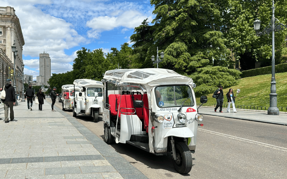 Tuk Tuk Tour with Wine Test in Madrid - Practical details that can make or break your day